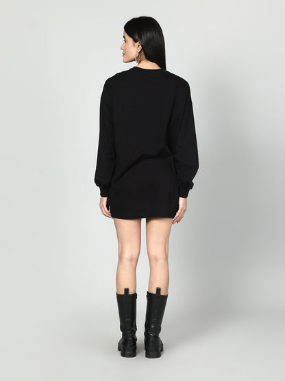 Gaiia Women Embellished Full Sleeves Sweatshirt