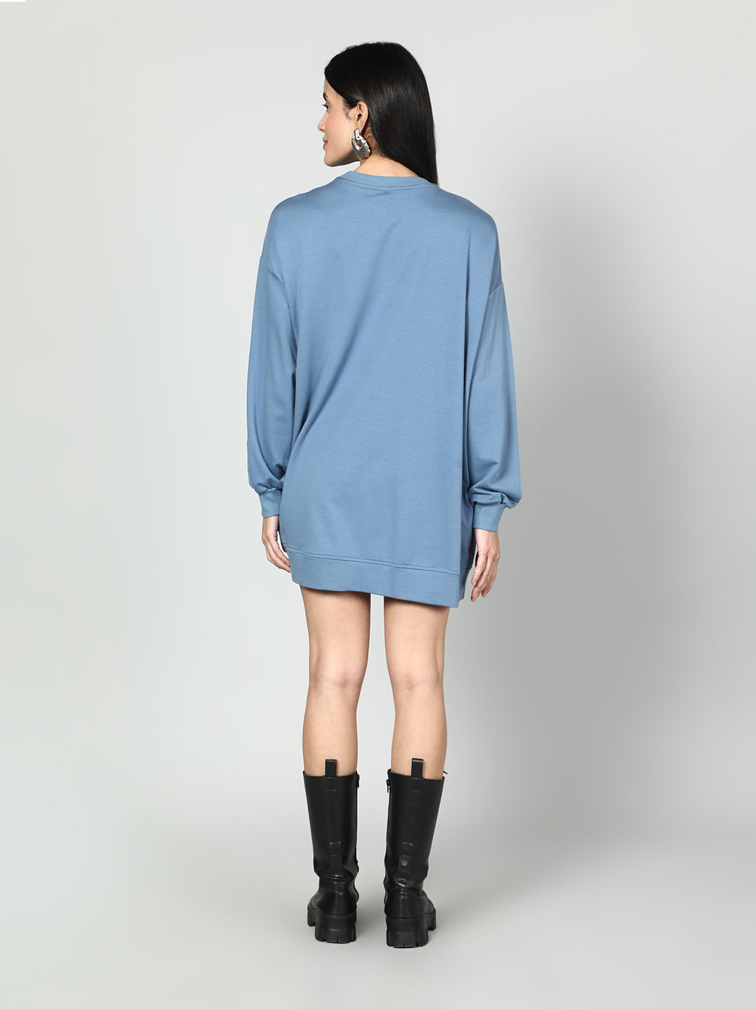 Gaiia Women Embellished Full Sleeves Sweatshirt