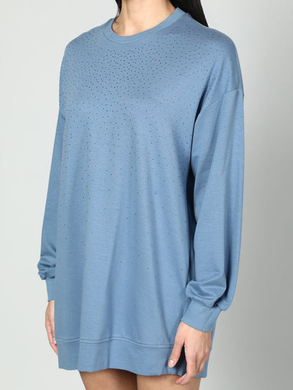 Gaiia Women Embellished Full Sleeves Sweatshirt