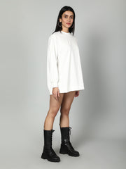 Women Embellished Full Sleeves Sweatshirt