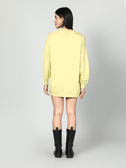 Gaiia Women Embellished Full Sleeves Sweatshirt