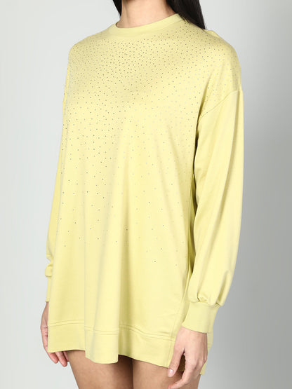 Gaiia Women Embellished Full Sleeves Sweatshirt