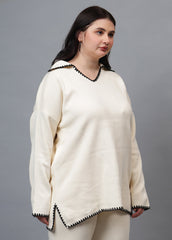 Gaiia Fall Winter Collared Neck Co-Ord Set