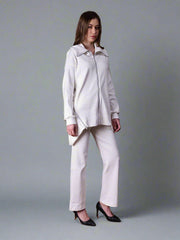 Gaiia Full Sleeves Solid Zipper Co-Ord Set