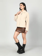 Women Woolen Fluffy Jacket