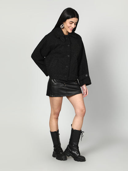 Gaiia Women Woolen Fluffy Jacket