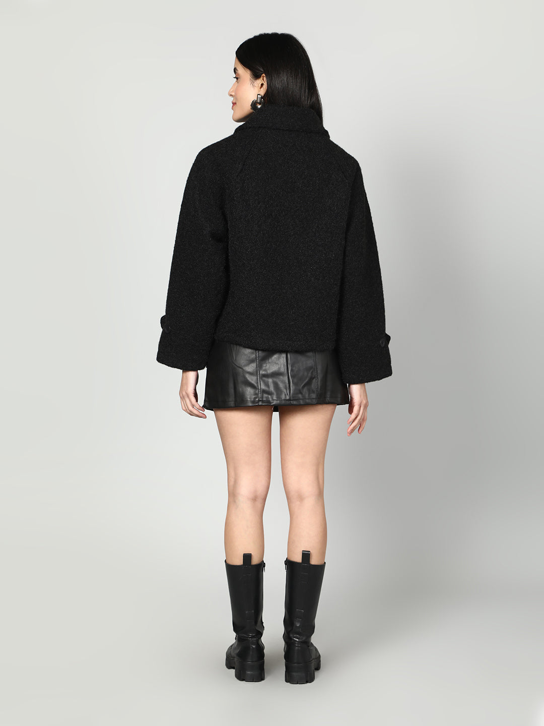 Gaiia Women Woolen Fluffy Jacket