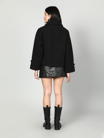 Gaiia Women Woolen Fluffy Jacket