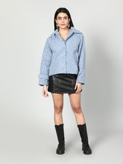 Women Woolen Fluffy Jacket