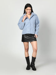 Gaiia Women Woolen Fluffy Jacket