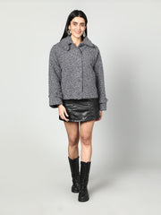 Women Woolen Fluffy Jacket