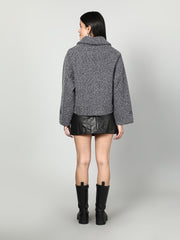 Gaiia Women Woolen Fluffy Jacket