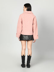 Women Woolen Fluffy Jacket