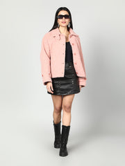 Women Woolen Fluffy Jacket