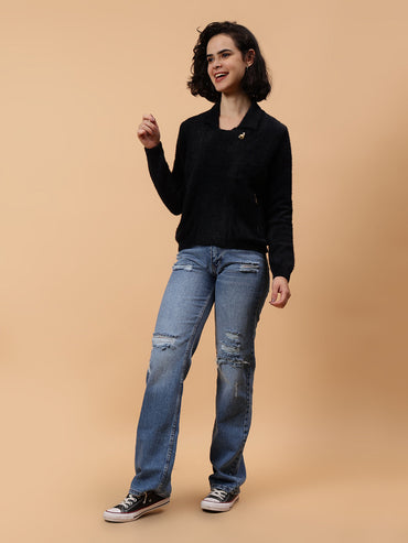 Gaiia Women Stylish Winter Warm Fur Jacket