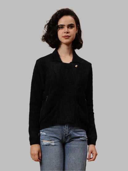 Gaiia Women Stylish Winter Warm Fur Jacket