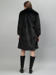 Gaiia Women Soft Fluffy Faux Fur Long Jacket