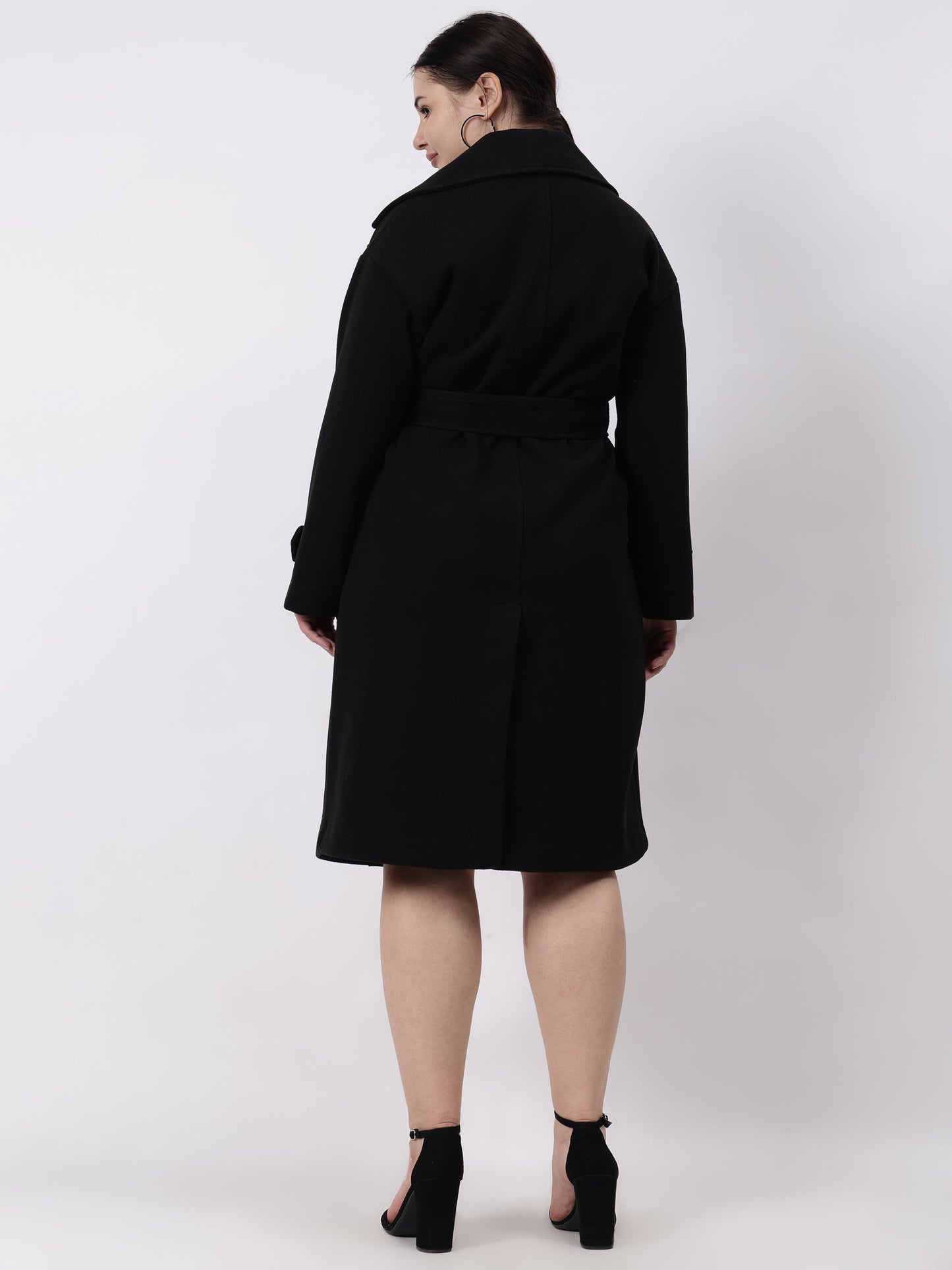 Gaiia Women Woolen Winter Double Breasted Coat