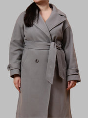 Gaiia Women Woolen Winter Double Breasted Coat