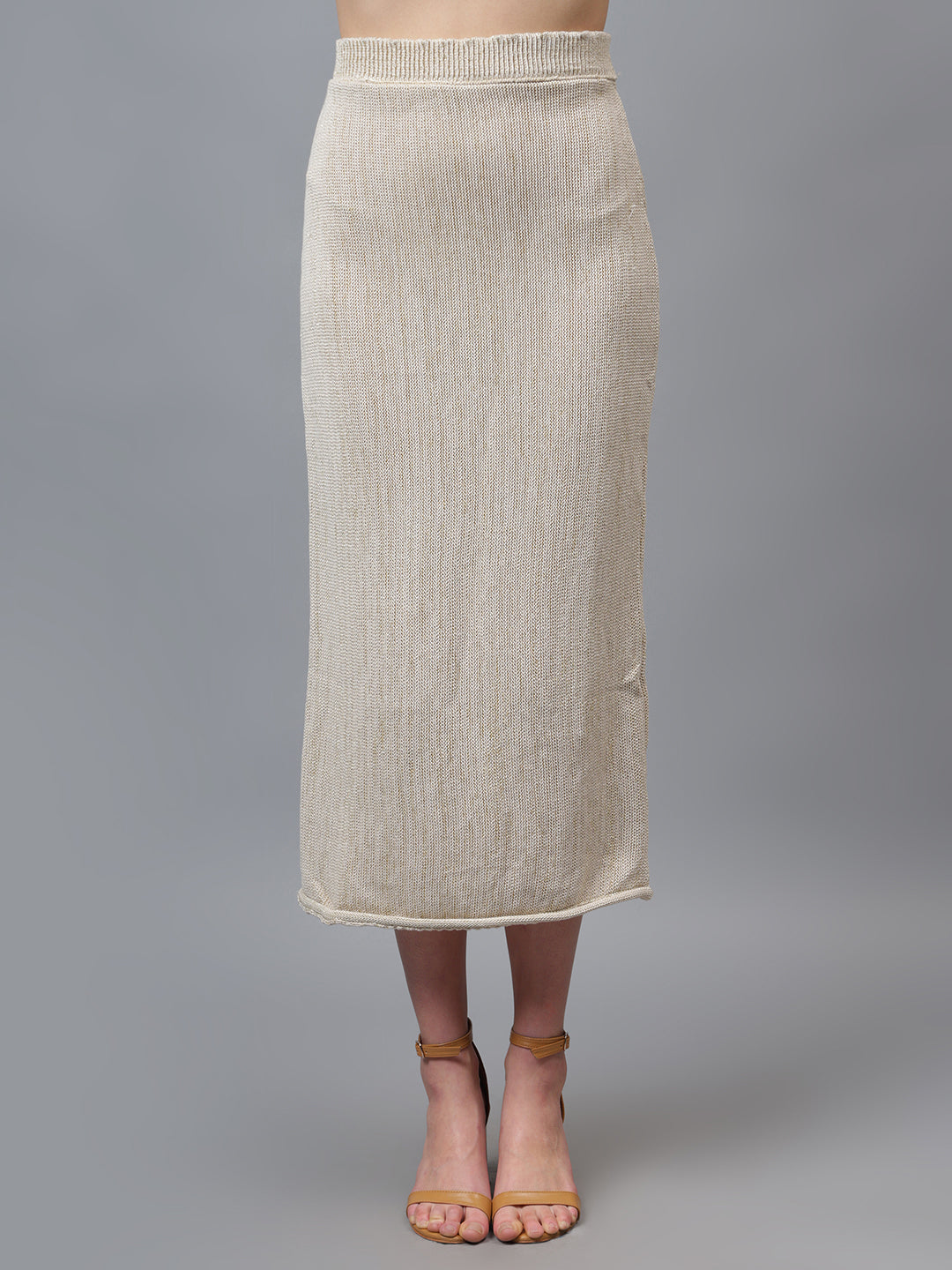 Gaiia Self Shimmer Skirt Co-Ord Set