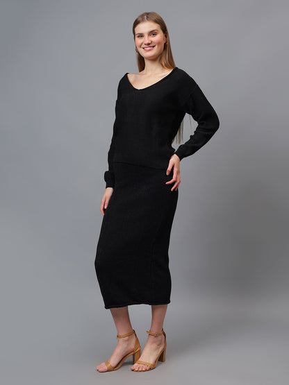 Gaiia Self Shimmer Skirt Co-Ord Set