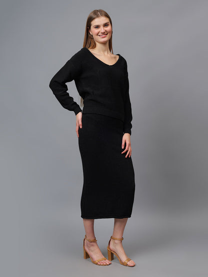 Gaiia Self Shimmer Skirt Co-Ord Set