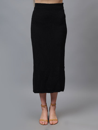 Gaiia Self Shimmer Skirt Co-Ord Set