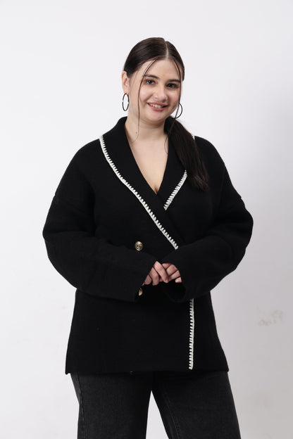 Gaiia Women Oversized Short Coat