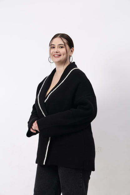 Gaiia Women Oversized Short Coat