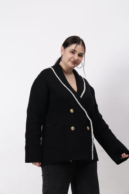 Gaiia Women Oversized Short Coat