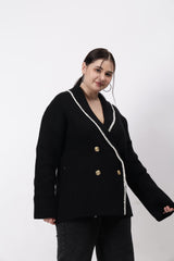 Gaiia Women Oversized Short Coat