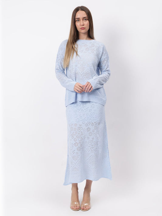 Gaiia Self Design Winter Skirt Co - Ord Set - GAIIA