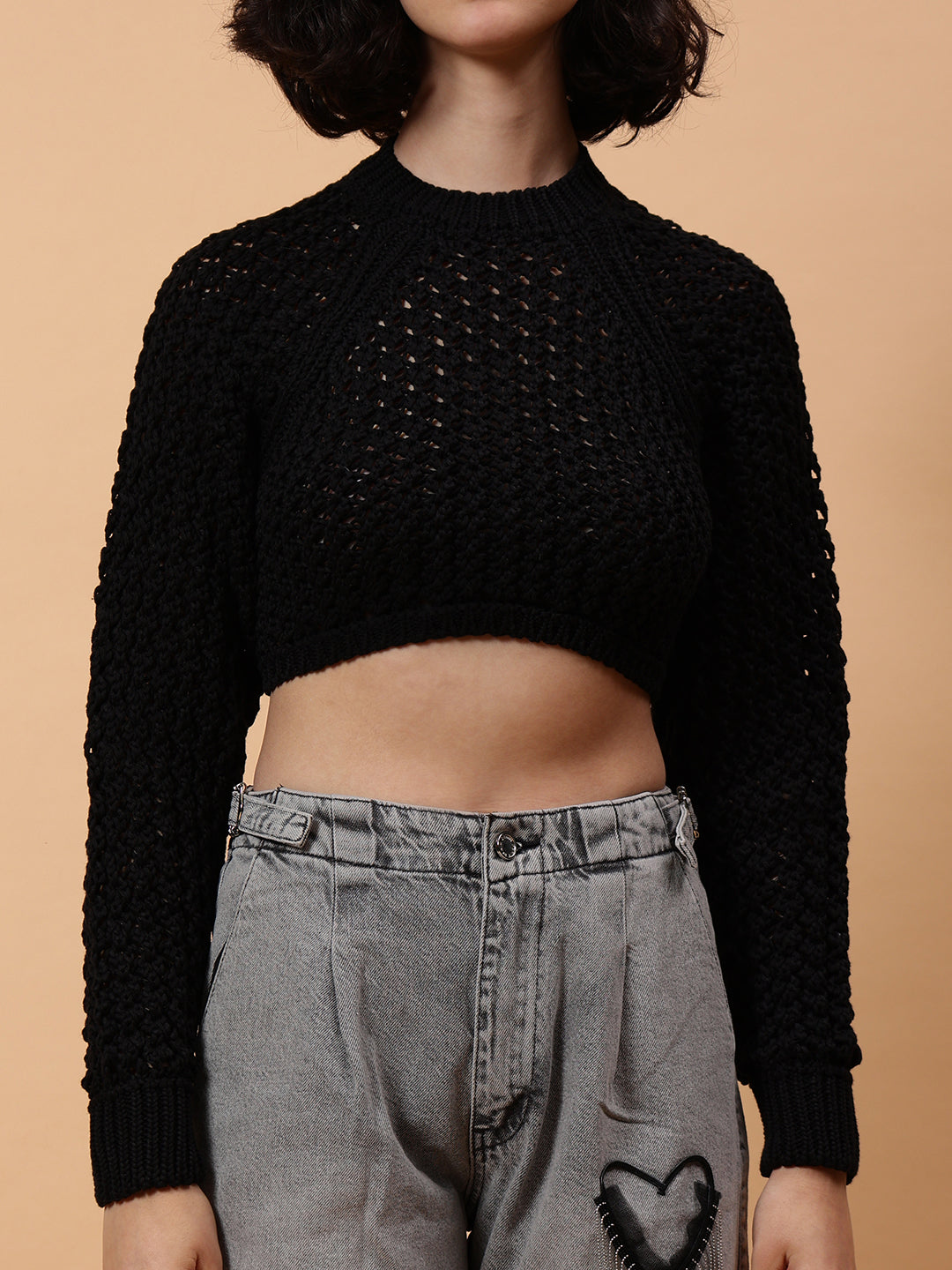 Gaiia Knit Sweater With Open Back