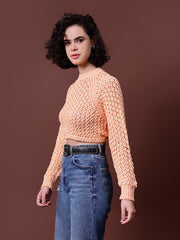 Gaiia Knit Sweater With Open Back