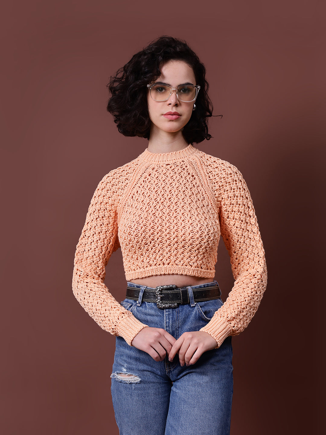 Gaiia Knit Sweater With Open Back