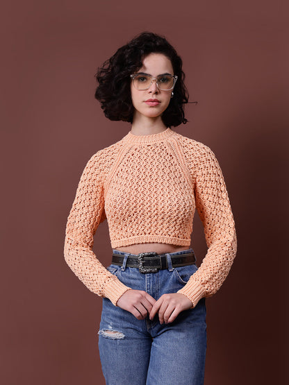 Gaiia Knit Sweater With Open Back