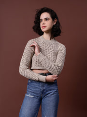 Gaiia Knit Sweater With Open Back