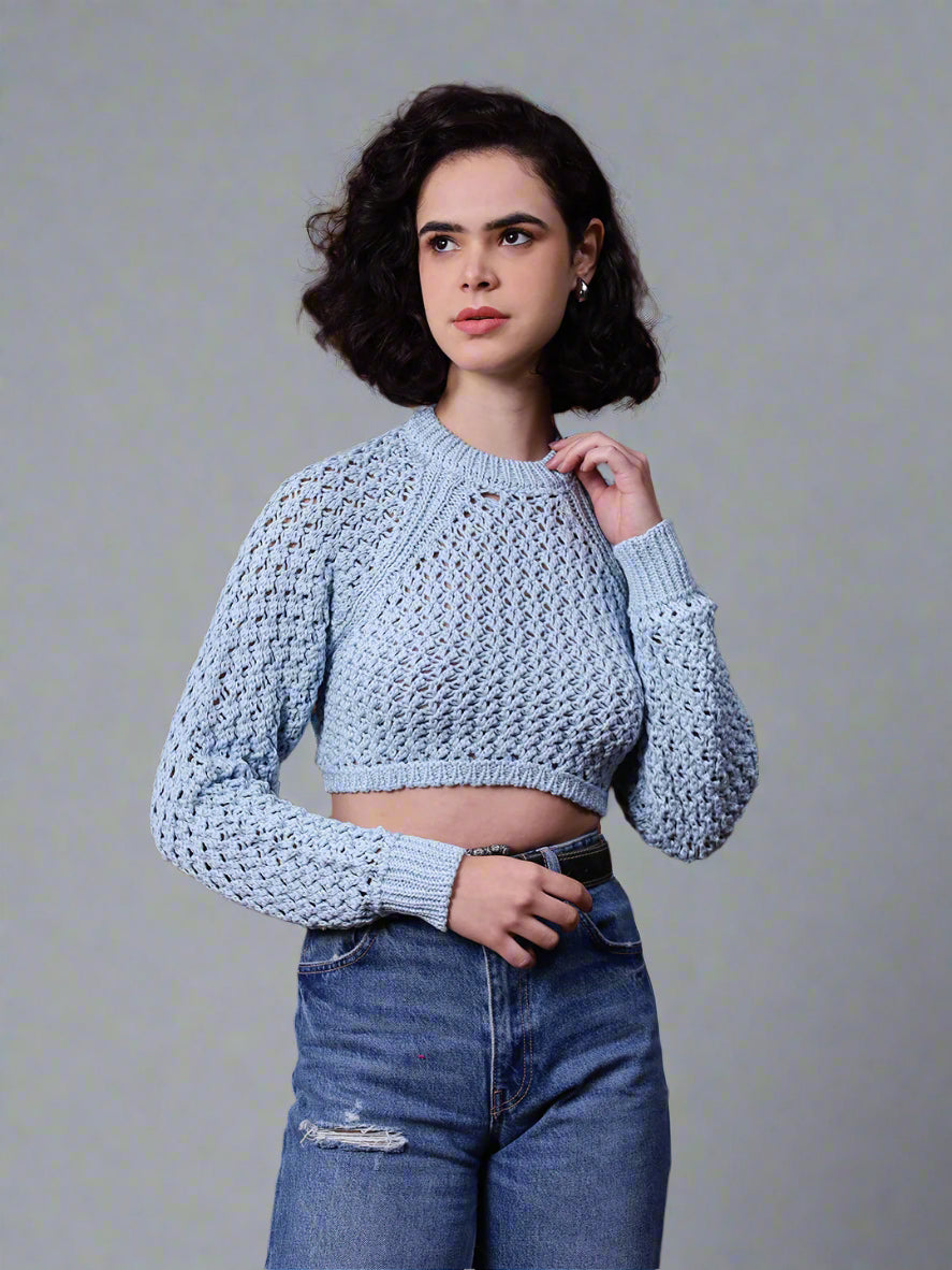 Gaiia Knit Sweater With Open Back