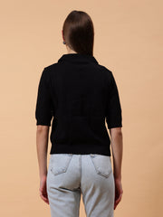 Gaiia Women Collared Winter Top - Off White