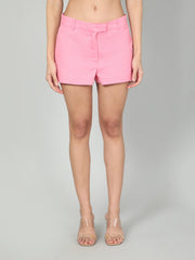 Gaiia Women Solid Half Sleeves Blazer And Shorts Set