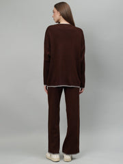 Gaiia New Round Neck Pocket Pattern Co-Ord Set