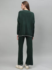 Gaiia New Round Neck Pocket Pattern Co-Ord Set