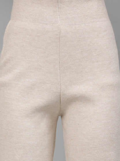 Gaiia Women Solid Color High Neck Co-Ord Set