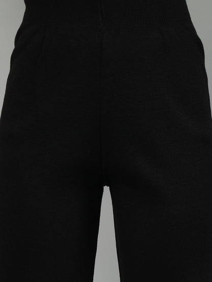 Gaiia Women Solid Color High Neck Co-Ord Set