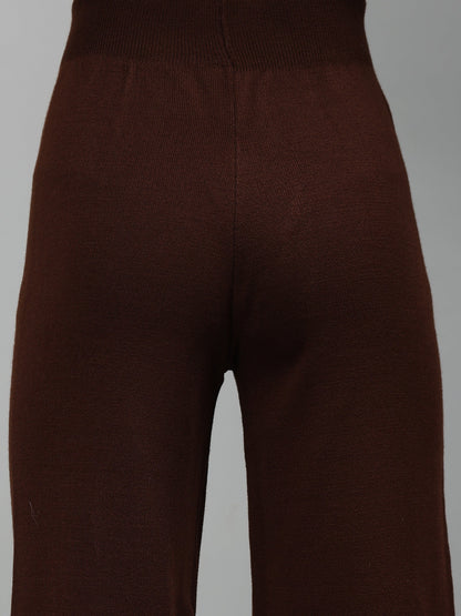 Gaiia Women Solid Color High Neck Co-Ord Set