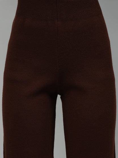 Gaiia Women Solid Color High Neck Co-Ord Set