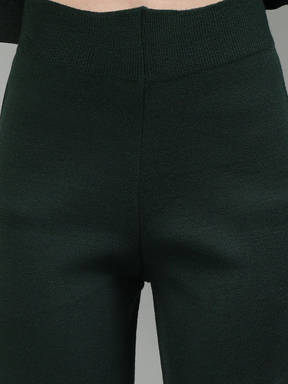 Gaiia Women Solid Color High Neck Co-Ord Set