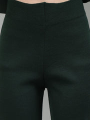 Gaiia Women Solid Color High Neck Co-Ord Set