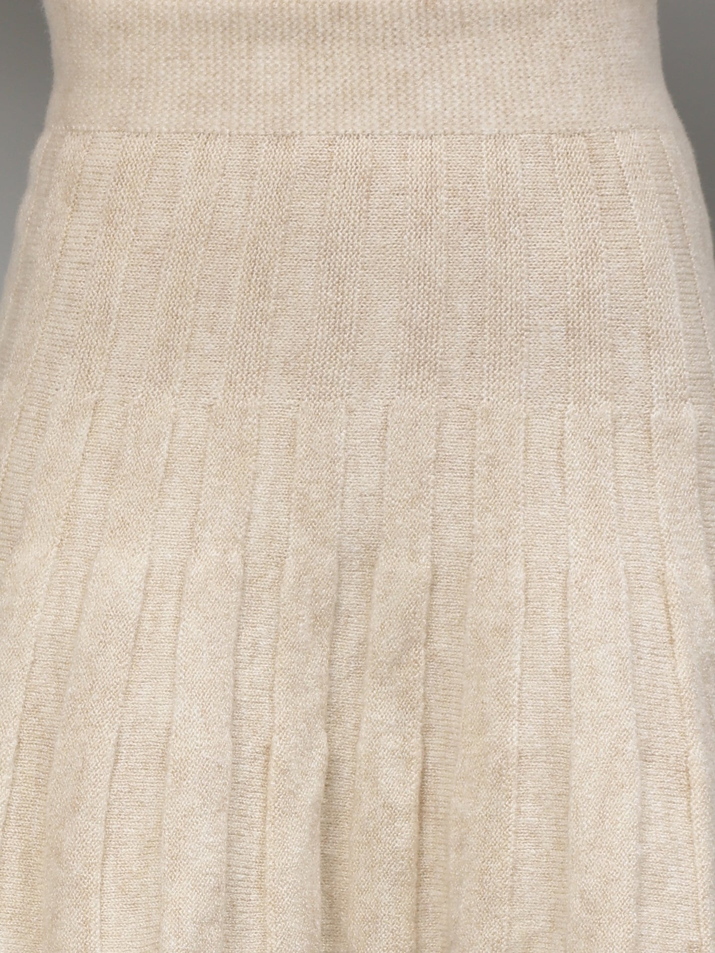 Gaiia Rustic Knit Skirt With Cardigan