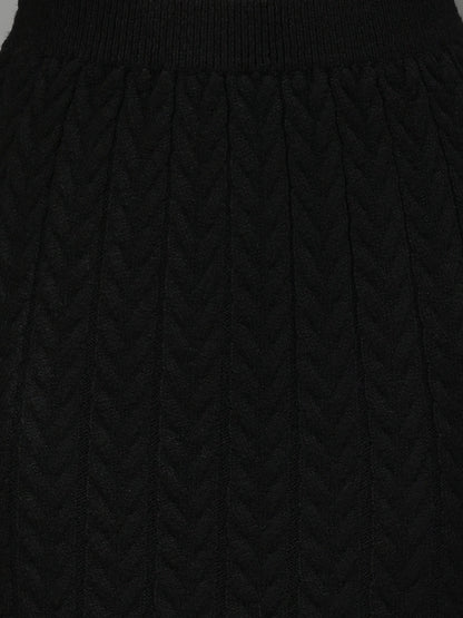 Gaiia Casual Long Sleeve Sweater Skirt Sets